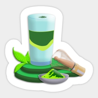 Matcha Sticker